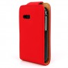 Funda Samsung Galaxy Y S5360 roja de piel slim Mooster