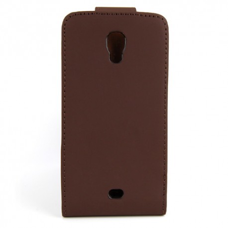 Funda Sony Xperia t lt30i marron de piel slim MOOSTER