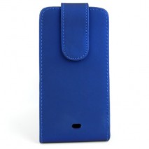Funda Mooster Sony Xperia T IT30I de piel azul slim