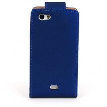 Funda Mooster Sony Xperia Miro ST23I azul de piel slim