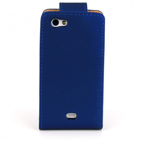 Funda Mooster Sony Xperia Miro ST23I azul de piel slim