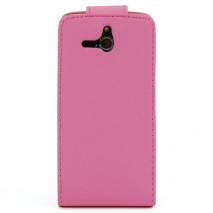 Funda Mooster Sony Xperia U ST25I rosa de piel slim