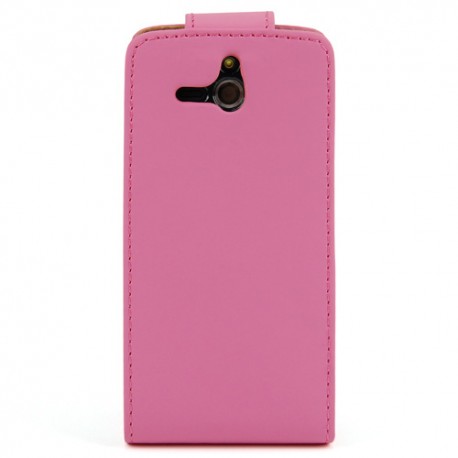 Funda Mooster Sony Xperia U ST25I rosa de piel slim