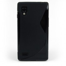 Funda Mooster LG Optimus L9 P760 negra tpu