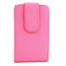 Funda Mooster LG Optimus L3 de piel rosa slim