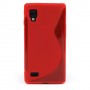 Funda Mooster LG P760 Optimus l9 roja tpu MOOSTER