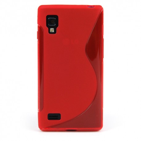 Funda Mooster LG P760 Optimus l9 roja tpu MOOSTER