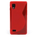Funda Mooster LG P760 Optimus l9 roja tpu MOOSTER