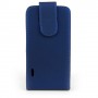 Funda Mooster LG Optimus L7 P700 azul de piel slim
