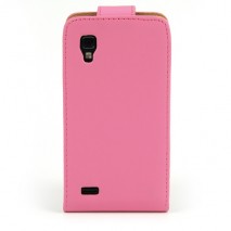 Funda Mooster LG Optimus I9 P760 de piel rosa slim