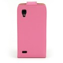 Funda Mooster LG Optimus I9 P760 de piel rosa slim