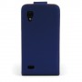 Funda Mooster LG Optimus L9 P760 azul de piel slim