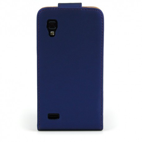 Funda Mooster LG Optimus L9 P760 azul de piel slim