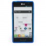 Funda Mooster LG Optimus L9 P760 azul tpu