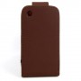 Funda Blackberry 8520 / 9300 marron de piel slim