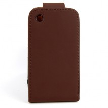 Funda Blackberry 8520 / 9300 marron de piel slim