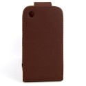 Funda Blackberry 8520 / 9300 marron de piel slim