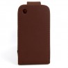 Funda Blackberry 8520 / 9300 marron de piel slim