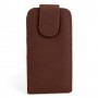 Funda Blackberry 8520 / 9300 marron de piel slim