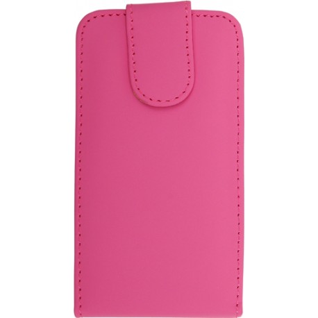 Funda Mooster Huawei Y300 de piel rosa slim