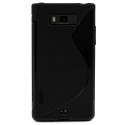 Funda Mooster LG Optimus L7 P700 negra tpu