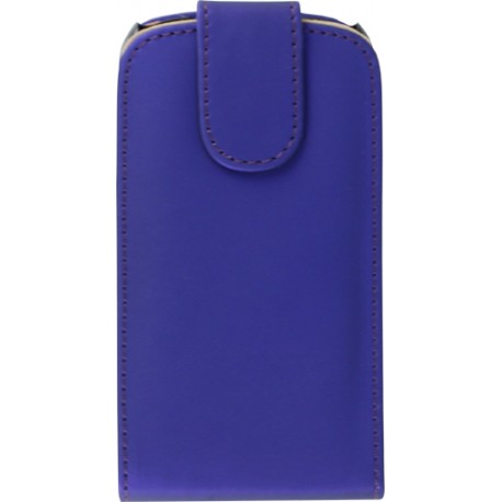 Funda Mooster ZTE V970 lila de piel slim