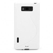Funda Mooster LG Optimus L7 P700 blanca tpu