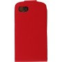 Funda Mooster ZTE V970 roja de piel slim