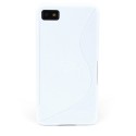 Funda Mooster Blackberry Z10 blanca tpu