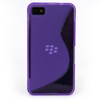 Funda Mooster Blackberry Z10 lila tpu