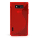 Funda Mooster LG Optimus P700 roja tpu