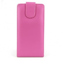 Funda Mooster Sony Xperia Z C6603  fucsia de piel slim
