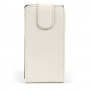 Funda Huawei g510 blanca acabado rugoso de piel slim MOOSTER
