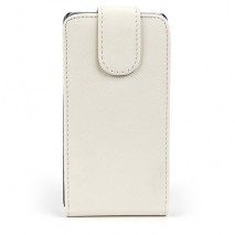 Funda Huawei g510 blanca acabado rugoso de piel slim MOOSTER