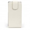 Funda Huawei g510 blanca acabado rugoso de piel slim MOOSTER