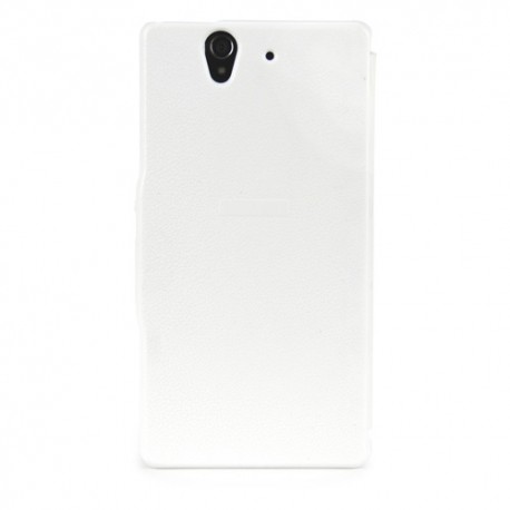 Funda Mooster Sony Xperia Z C6603 tipo libro blanca