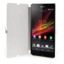 Funda Mooster Sony Xperia Z C6603 tipo libro blanca