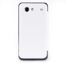 Funda Mooster Samsung Galaxy Advance I9070 tipo libro blanca