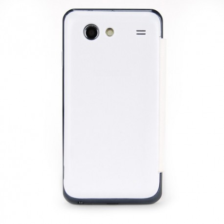 Funda Mooster Samsung Galaxy Advance I9070 tipo libro blanca
