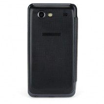 Funda Mooster Samsung Galaxy Advance I9070 tipo libro negra