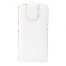 Funda Mooster LG Optimus L9 blanca de piel slim
