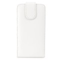 Funda Mooster LG Optimus L9 blanca de piel slim