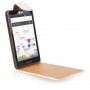 Funda Mooster LG Optimus L9 blanca de piel slim