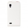 Funda Mooster LG Optimus L9 blanca de piel slim