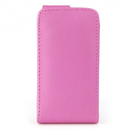 Funda Mooster Samsung Galaxy Y S5360 fucsia de piel slim