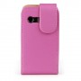 Funda Mooster Samsung Galaxy Y S5360 fucsia de piel slim