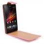 Funda Mooster Sony Xperia Z C6603 rosa de piel slim
