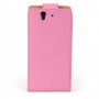 Funda Mooster Sony Xperia Z C6603 rosa de piel slim