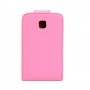 Funda LG optimus l3 ii rosa de piel slim MOOSTER