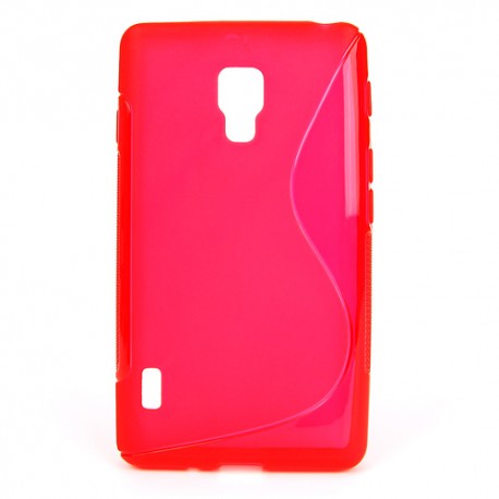 Funda Mooster LG Optimus L7 II P710 roja tpu